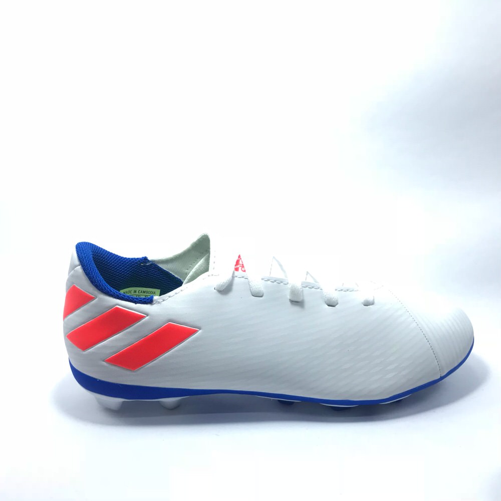 NEMEZIZ MESSI 19.4  JR BLANCO/NARANJ/19