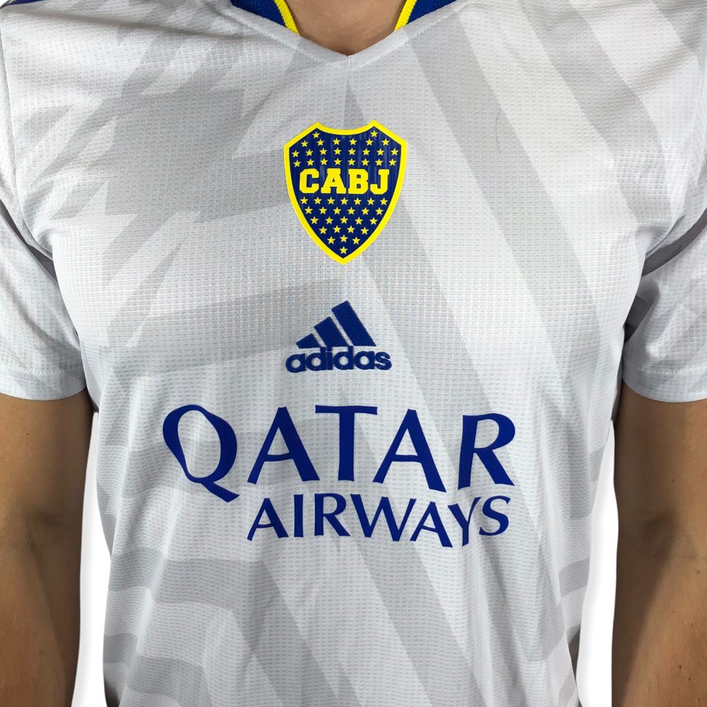 CAMISETA BOCA JUNIORS GRIS-BL