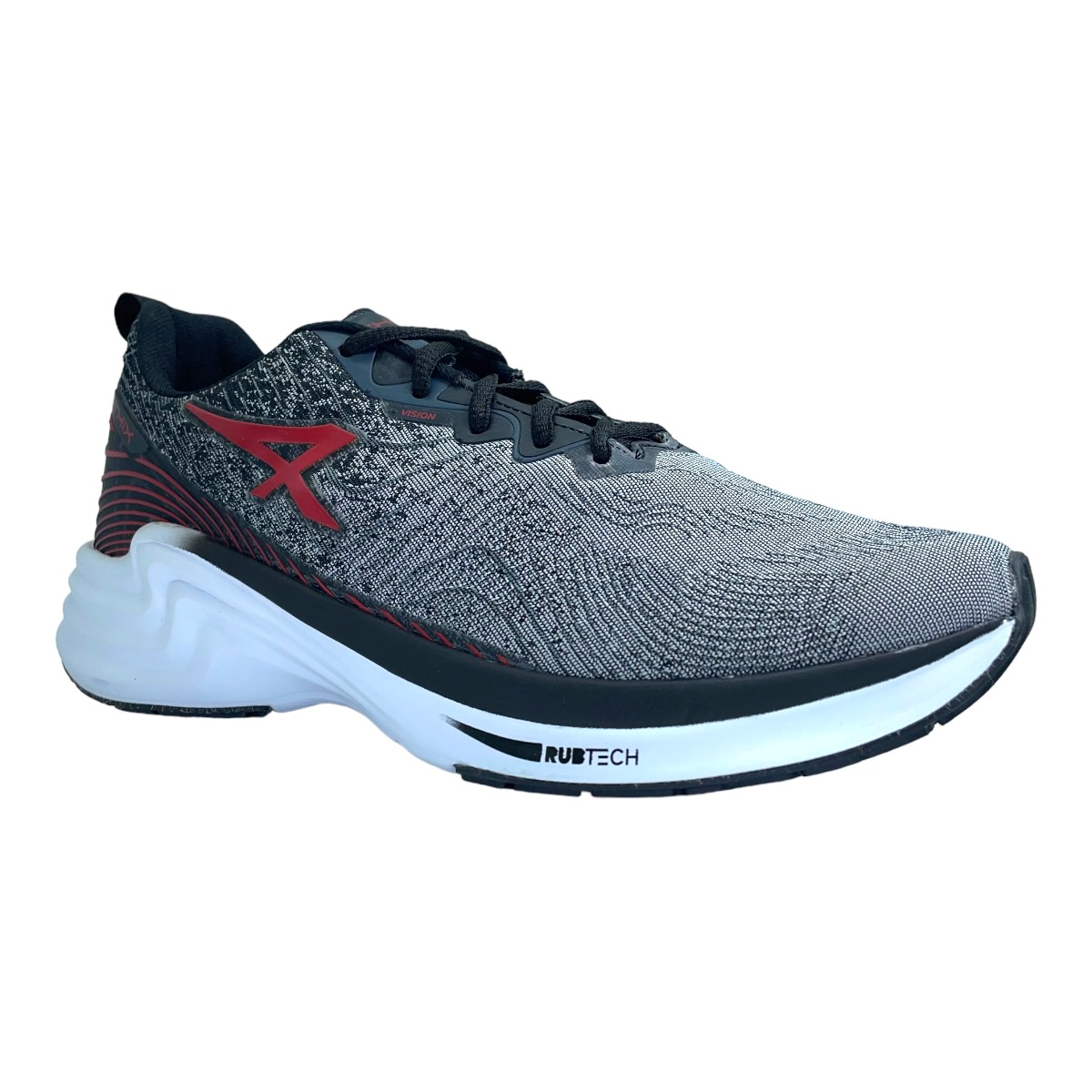 VISION KIDS CINZA NEGRO ROJO