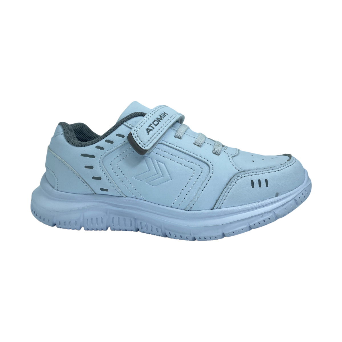 MARSELLA VELCRO JR BLANCO-GRIS