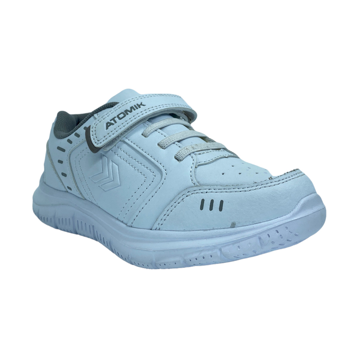 MARSELLA VELCRO JR BLANCO-GRIS