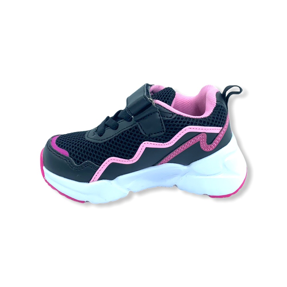 SIGMA VELCRO JR NEGRO-FUCSIA
