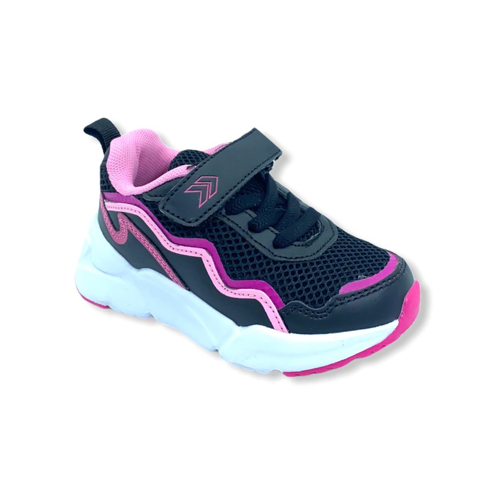 SIGMA VELCRO JR NEGRO-FUCSIA