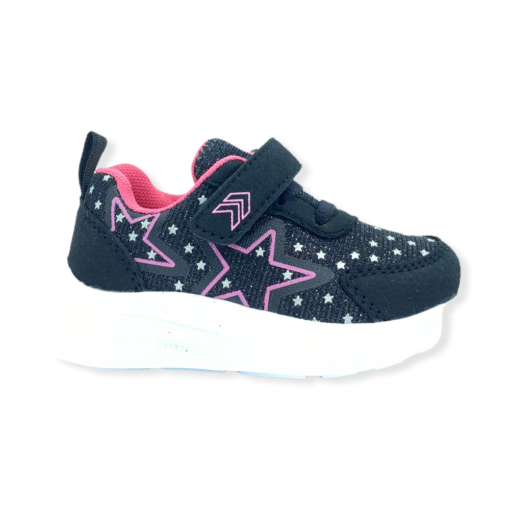 ALPHA VELCRO BB NEGRO FUCSIA