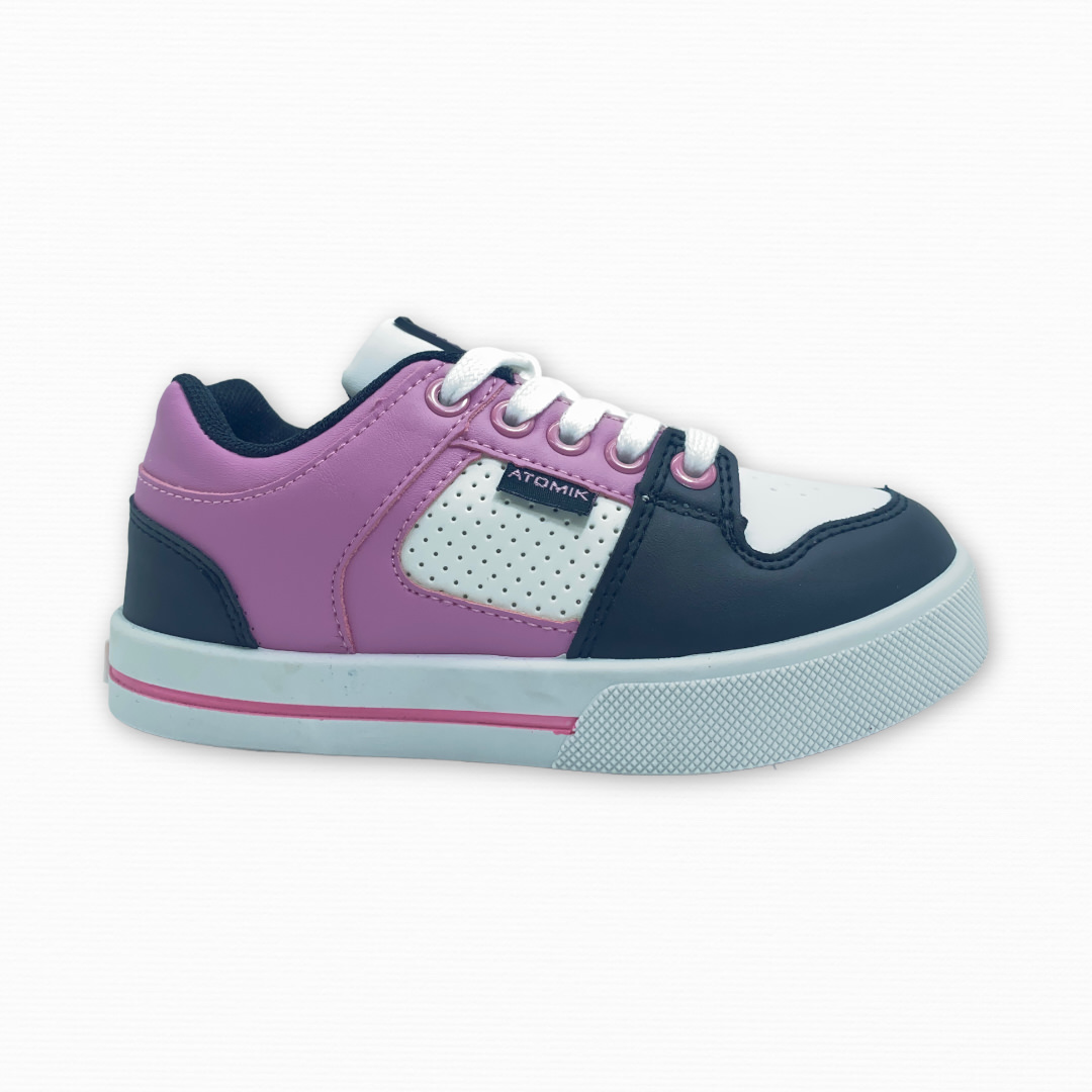 SKATE SURF JR NEGRO FUCSIA