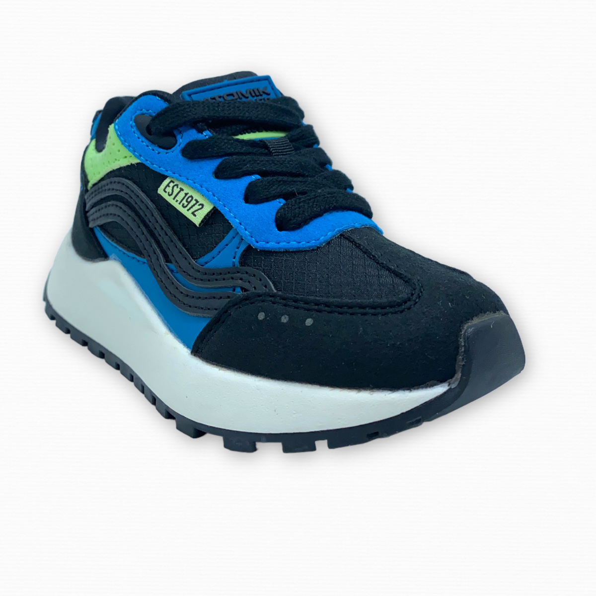 JOGGER JR NEGRO-AZUL