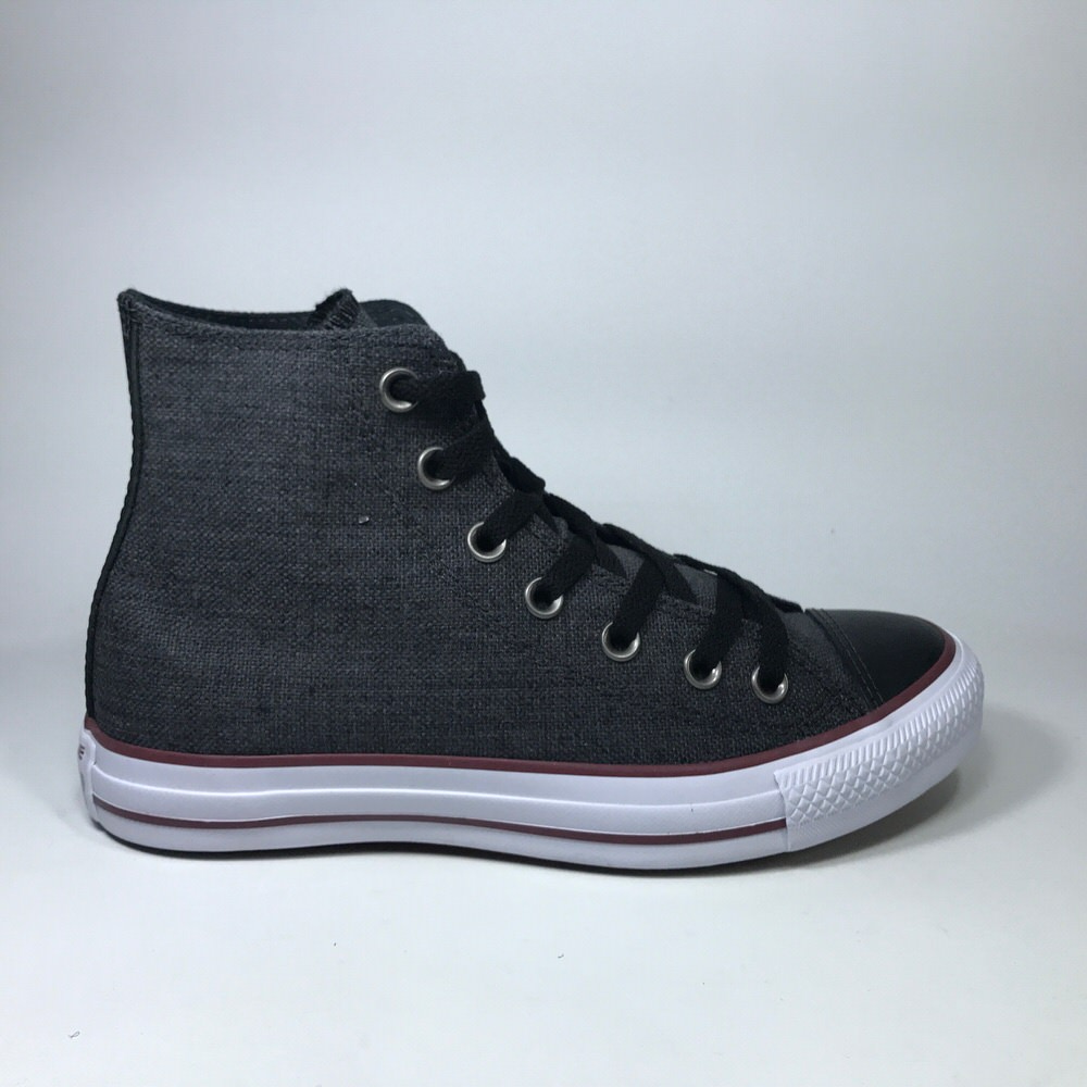 CHUCK TAYLOR LINEN HI BLACK/177