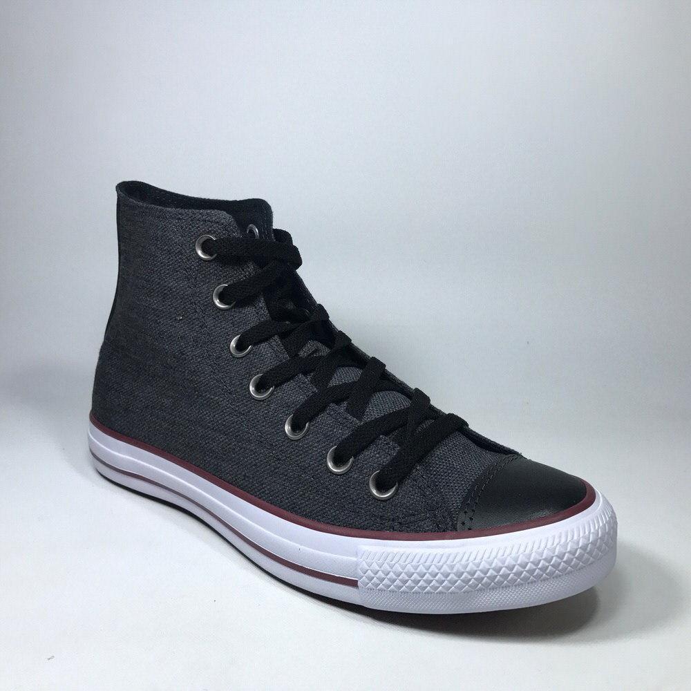 CHUCK TAYLOR LINEN HI BLACK/177