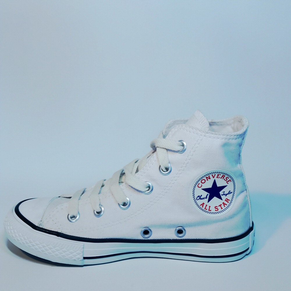 CHUCK TAYLOR BABY HI WHITE