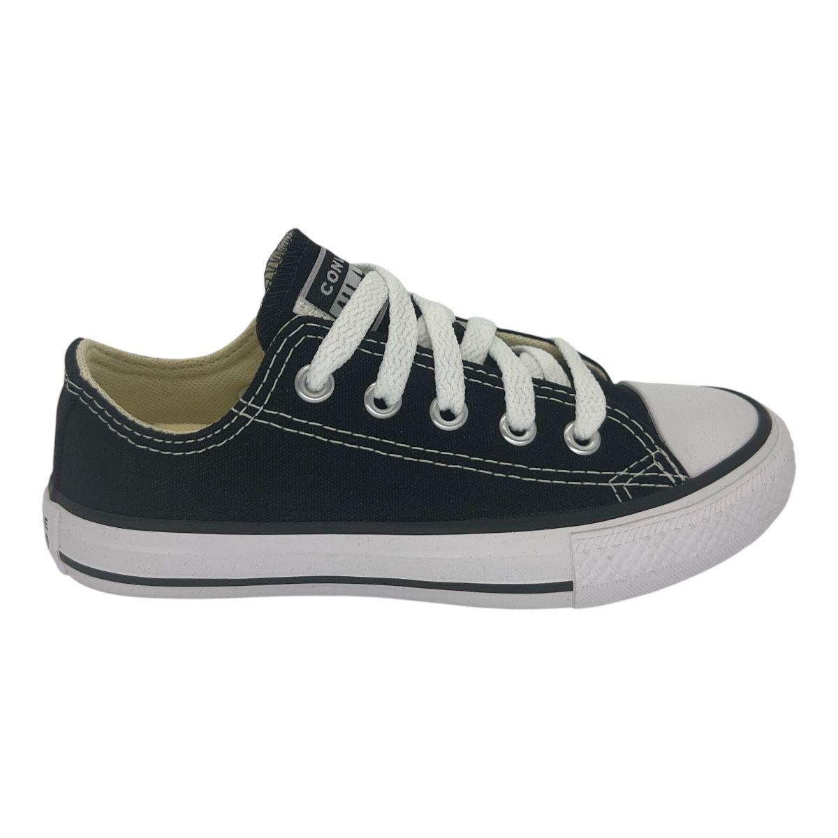 CHUCK TAYLOR JR OX NEGRO/19