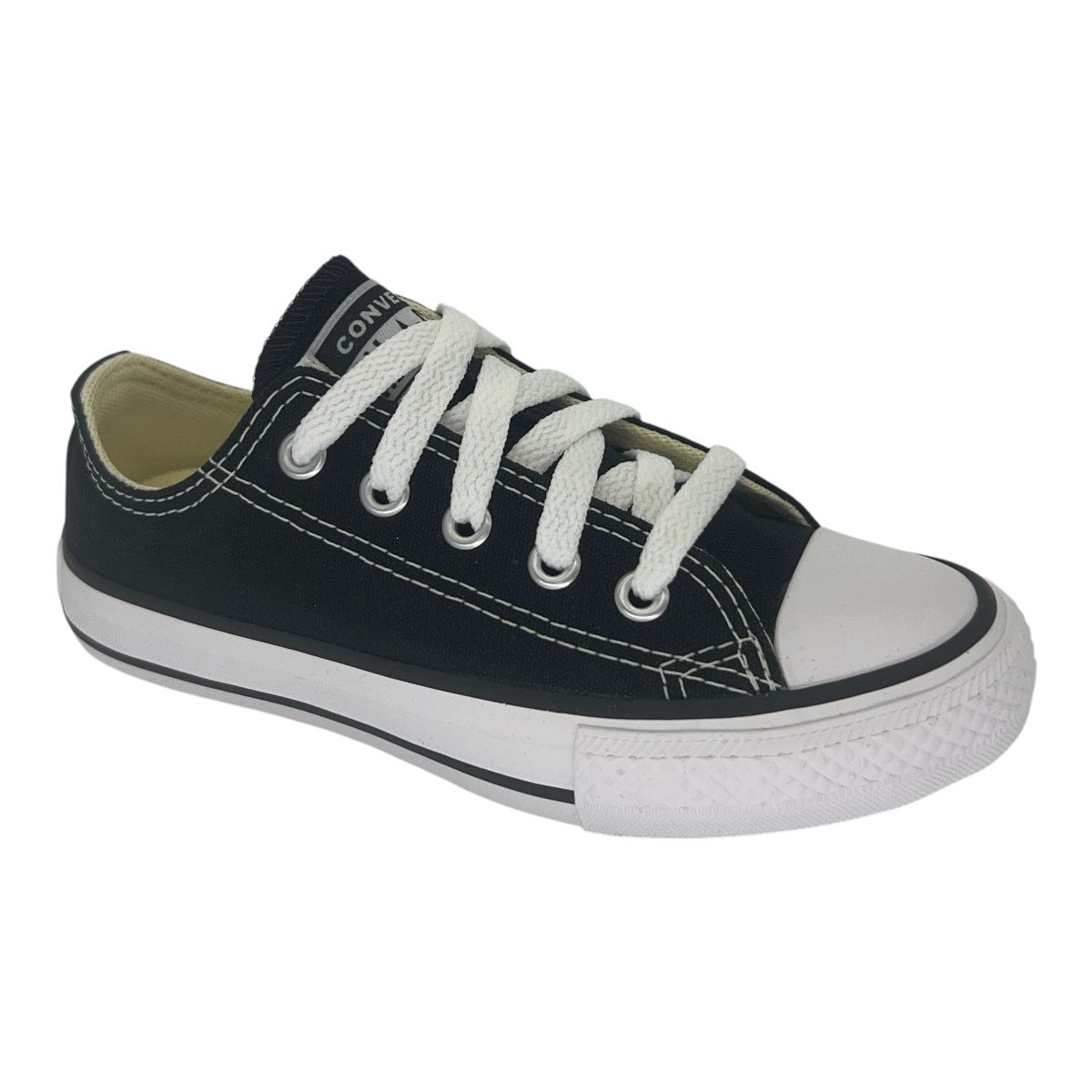 CHUCK TAYLOR JR OX NEGRO/19