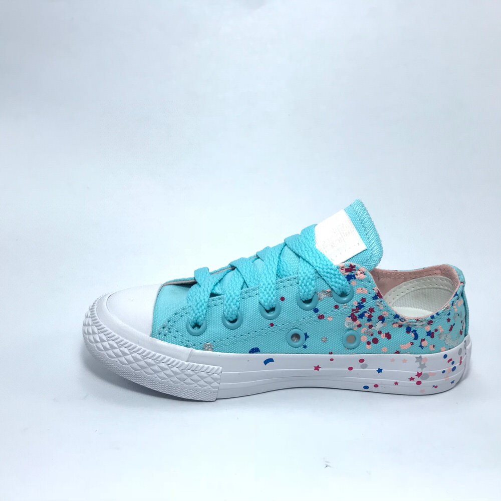 CHUCK TAYLOR OX  AQUA PINT.NENA/19