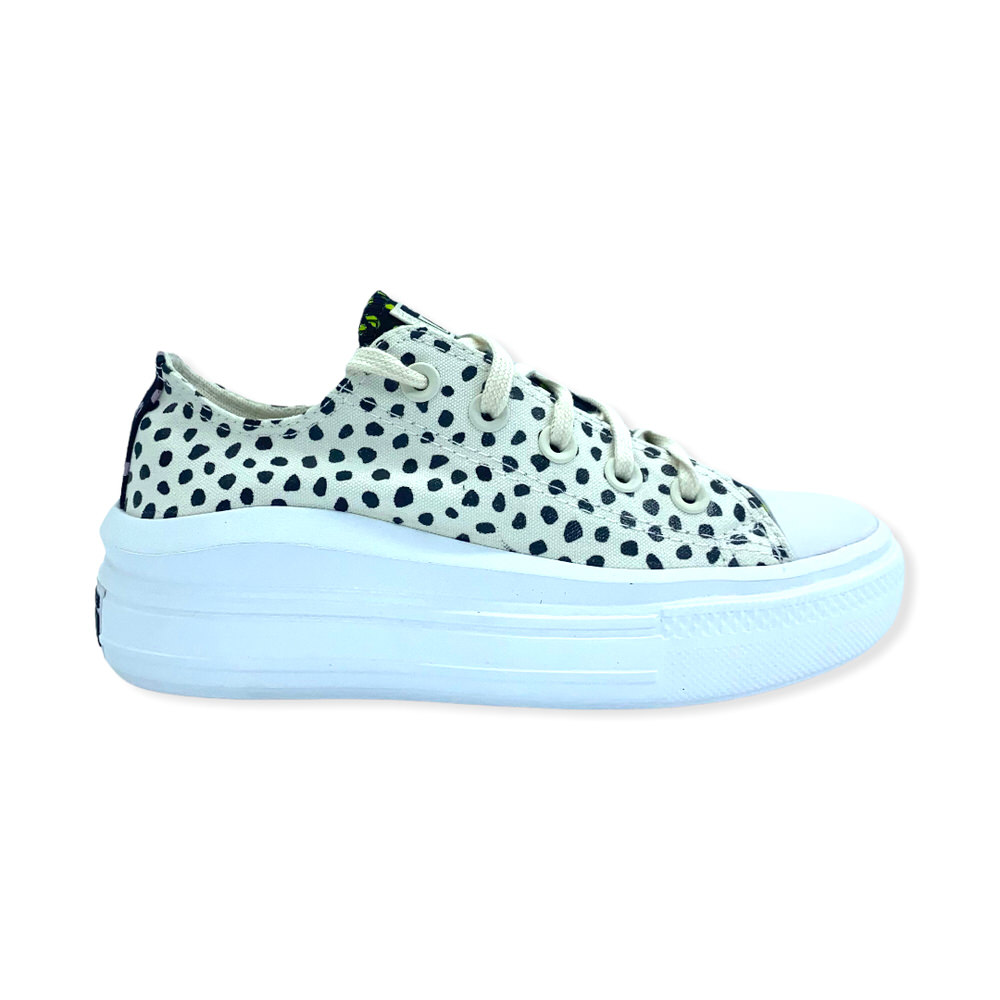CHUCK TAYLOR MOVE OX PLAT EGRET BLACK WHITE