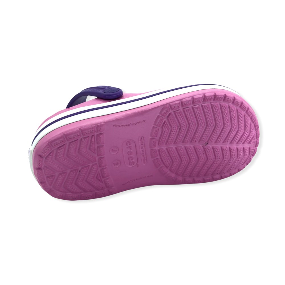 CROCBAND KIDS 6N4 NEON MAGENTA/PURPLE/15