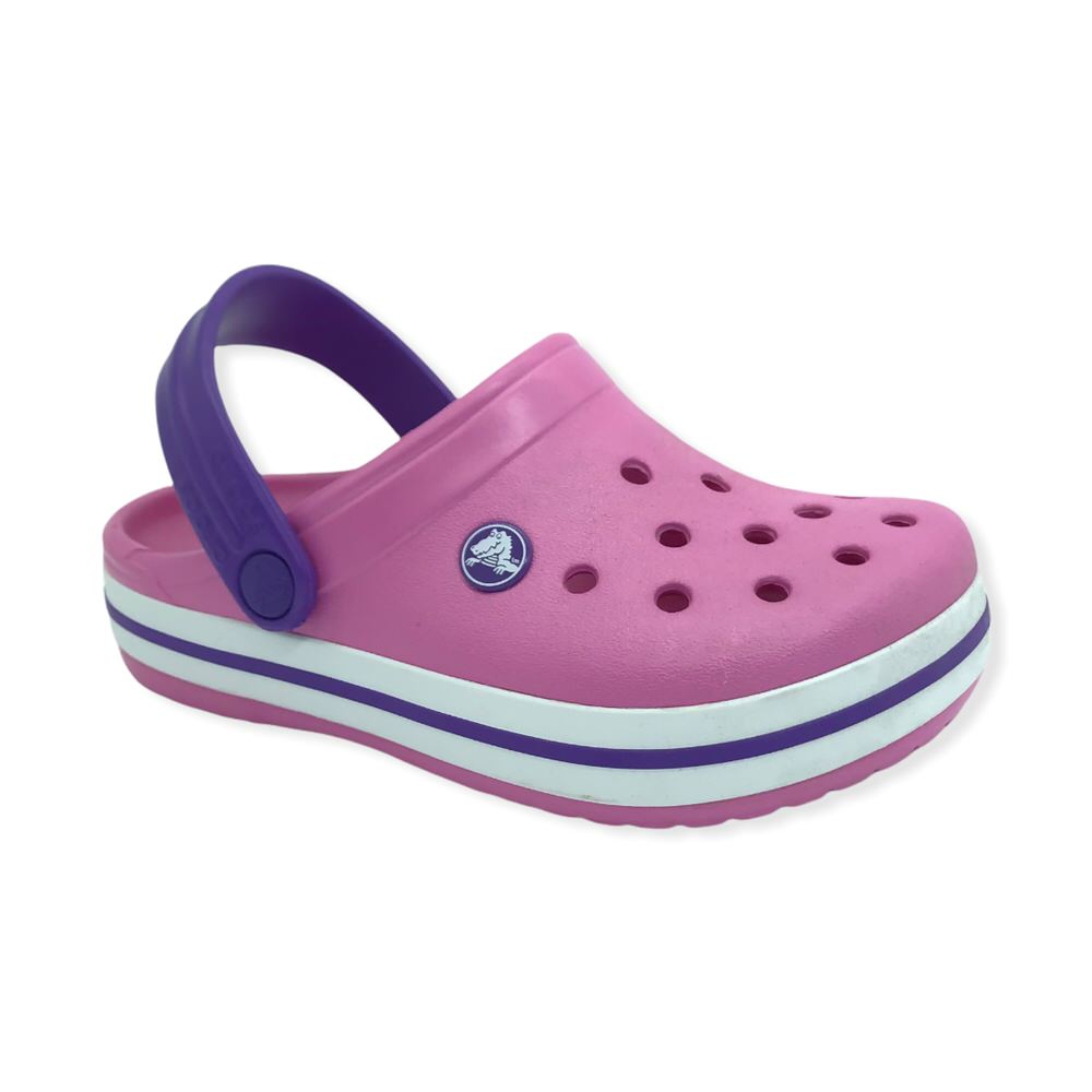 CROCBAND KIDS 6N4 NEON MAGENTA/PURPLE/15