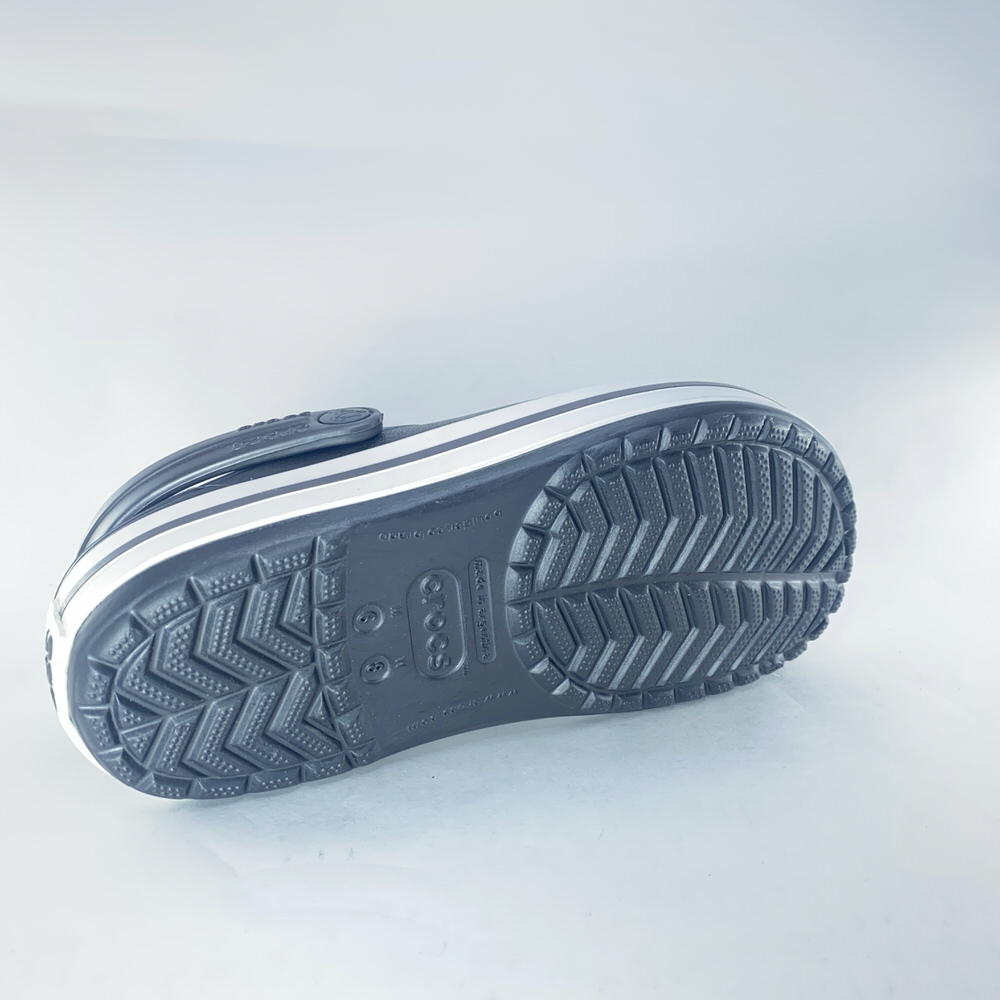 CROCBAND GRAPHITE/WHITE