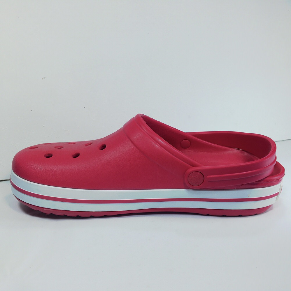 CROCBAND RASPBERRY WHITE/16