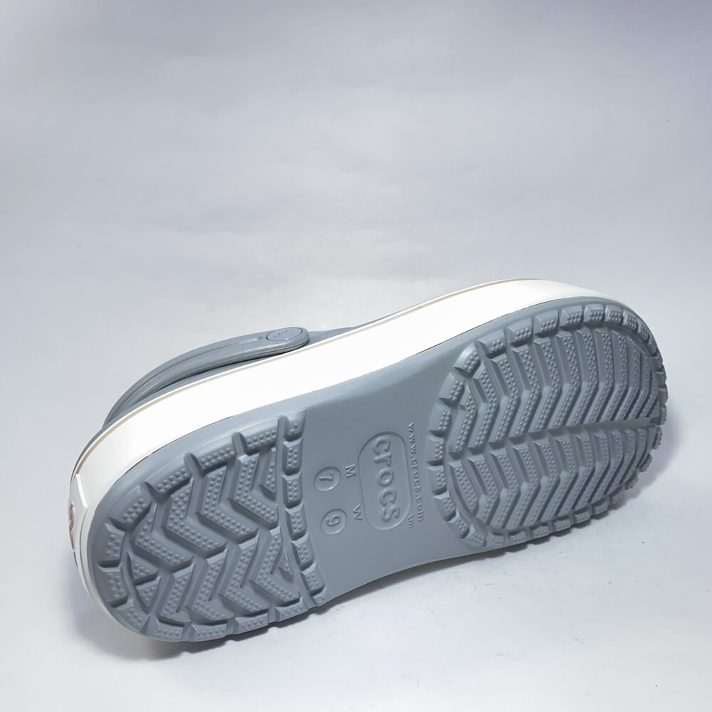 CROCBAND PLATFORM CLOG GRIS/ROSA