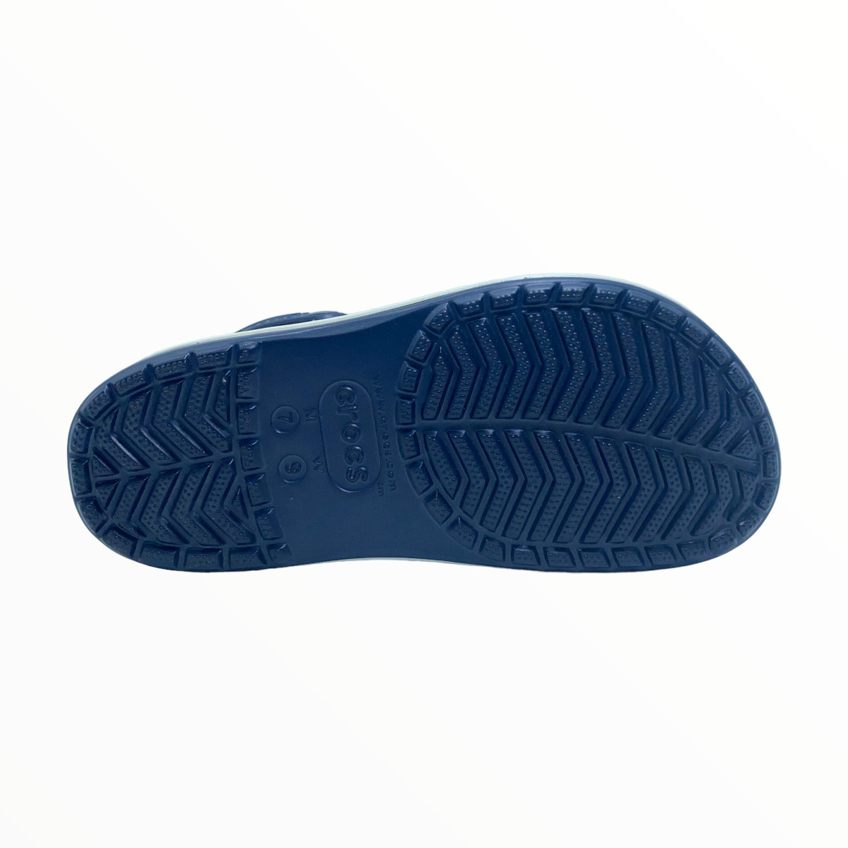 CROCBAND PLATAFORM CLOG NAVY-WHITE