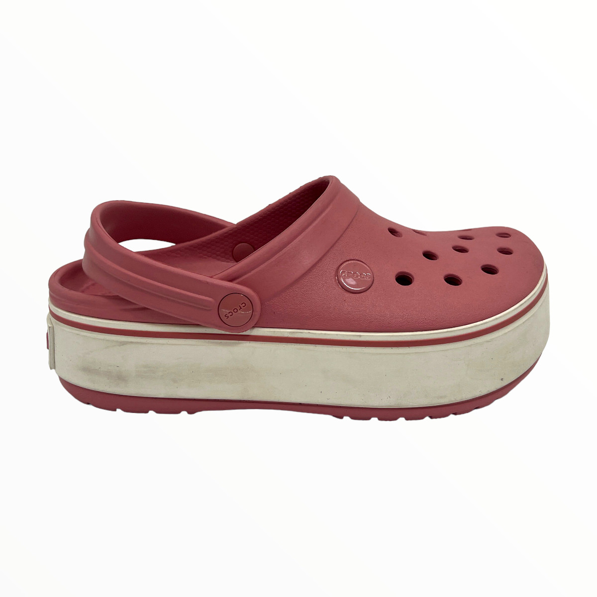 CROCBAND PLATAFORM CLOG ROSA/BL