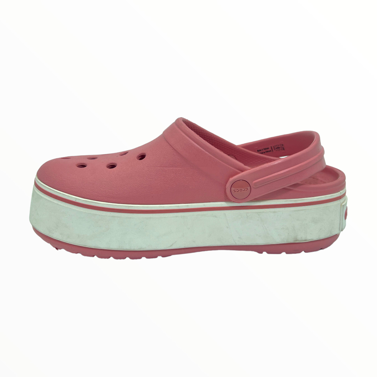 CROCBAND PLATAFORM CLOG ROSA/BL