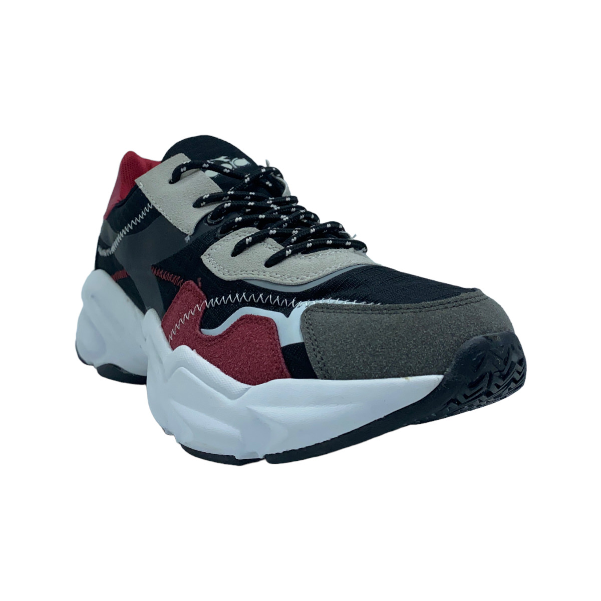 VITERBO NEGRO GRIS ROJO