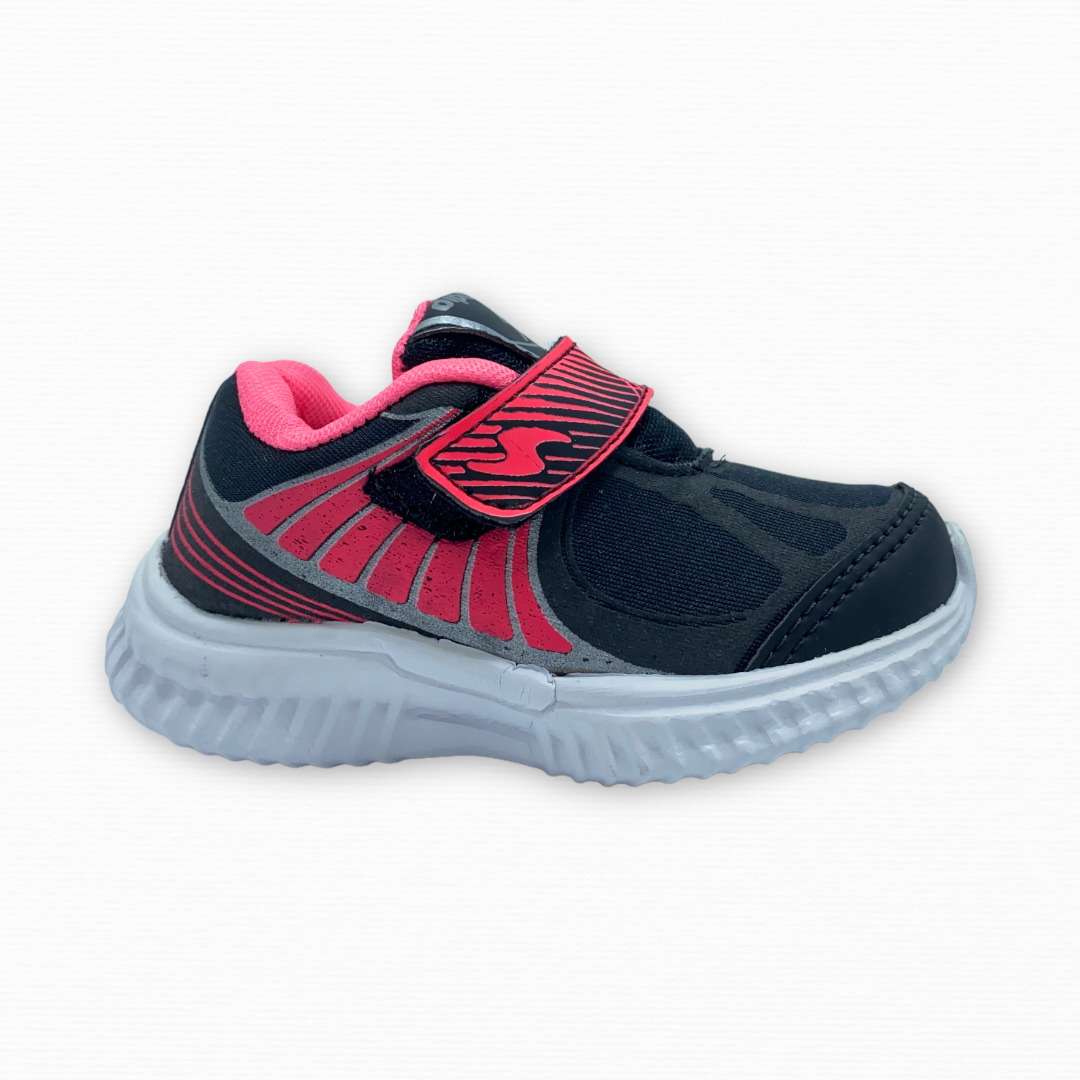 CALZADO INF CAELI NEGRO FUCSIA