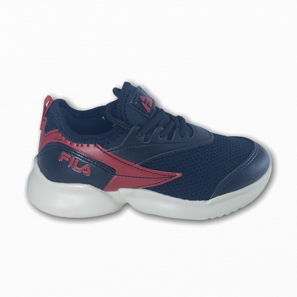 TRACK KIDS NEGRO/ROJO/20