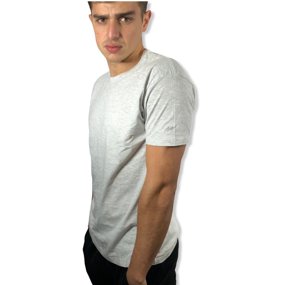 REMERA GRIS CLARO