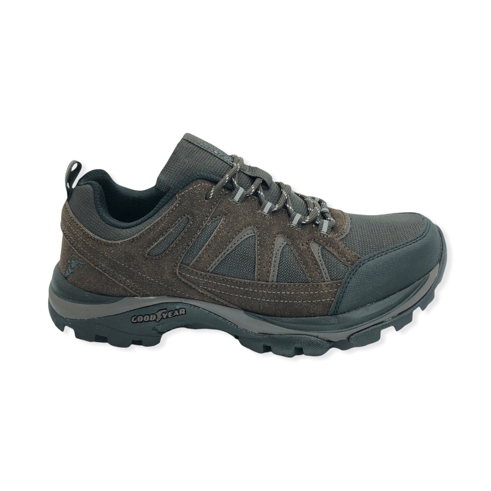 TREKING SIMIL SUEDE+MESH CINTA MARRON