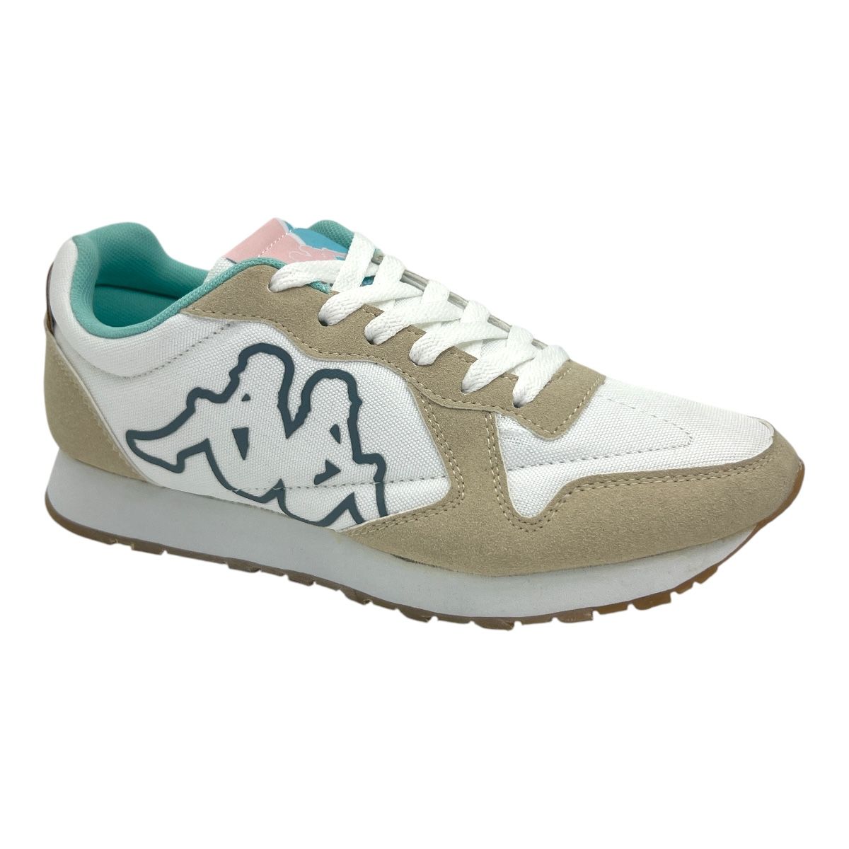 LOGO KOMAYA WHITE BEIGE BLUE