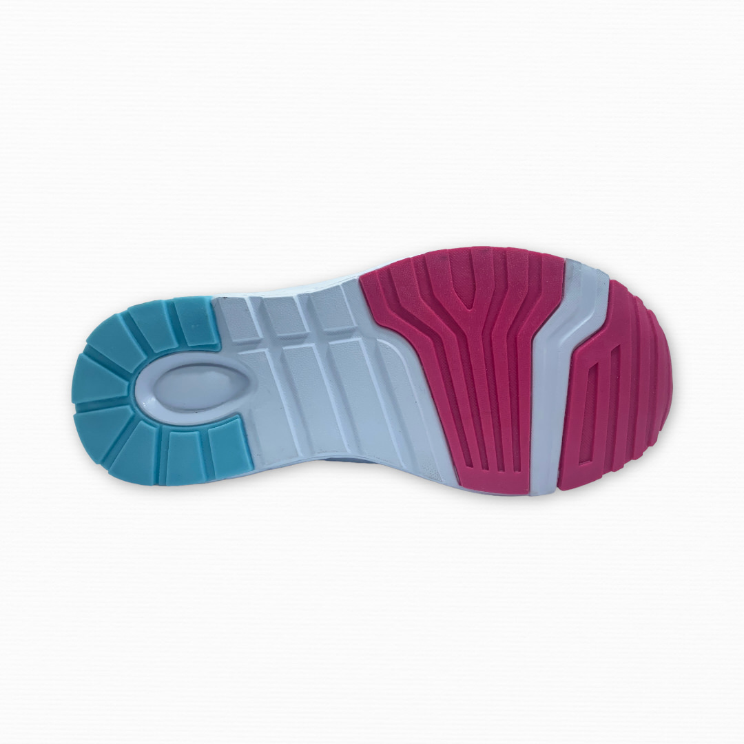 LOGO SANPUERTO KID WHITE BLUE LT YELLOU FUCSIA
