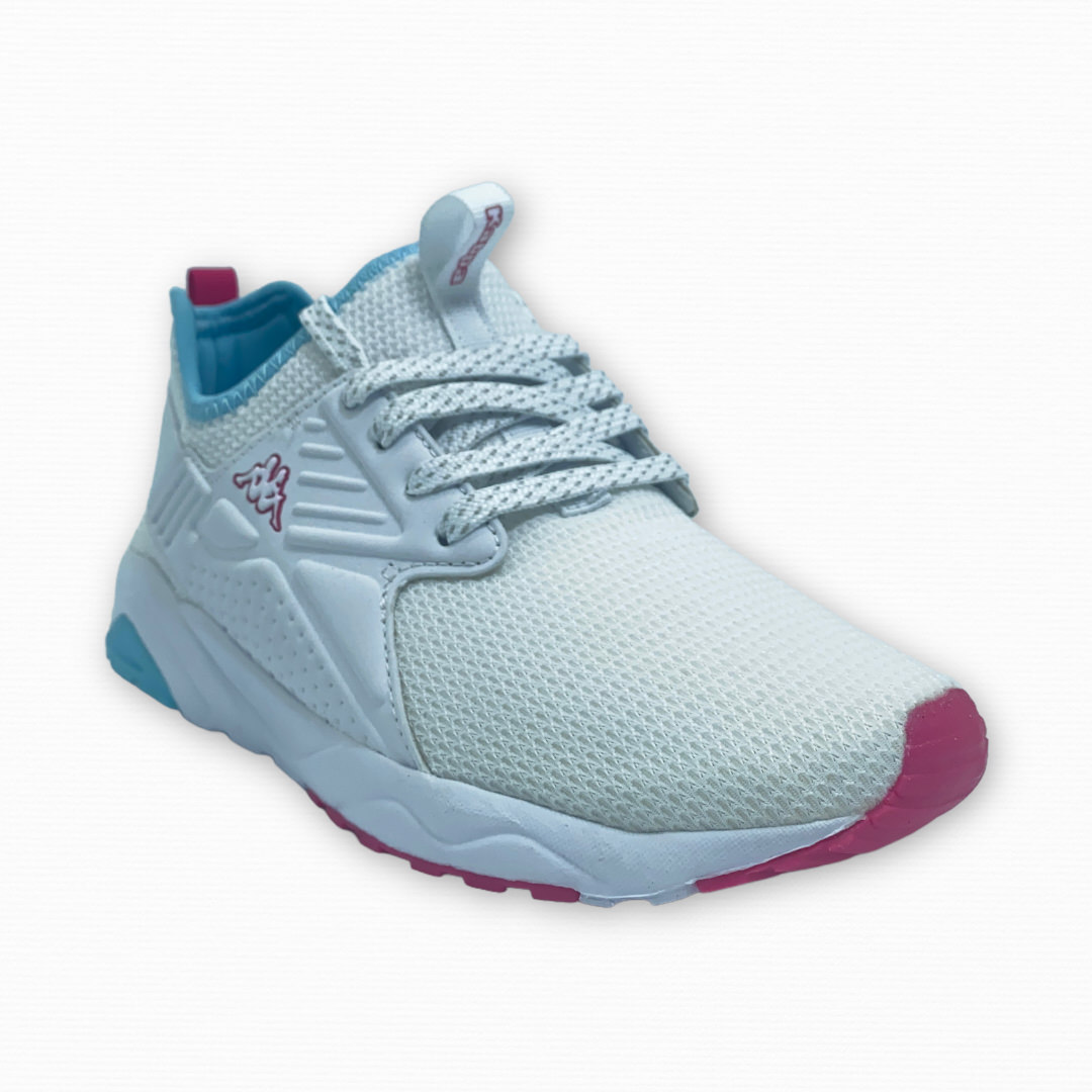 LOGO SANPUERTO KID WHITE BLUE LT YELLOU FUCSIA
