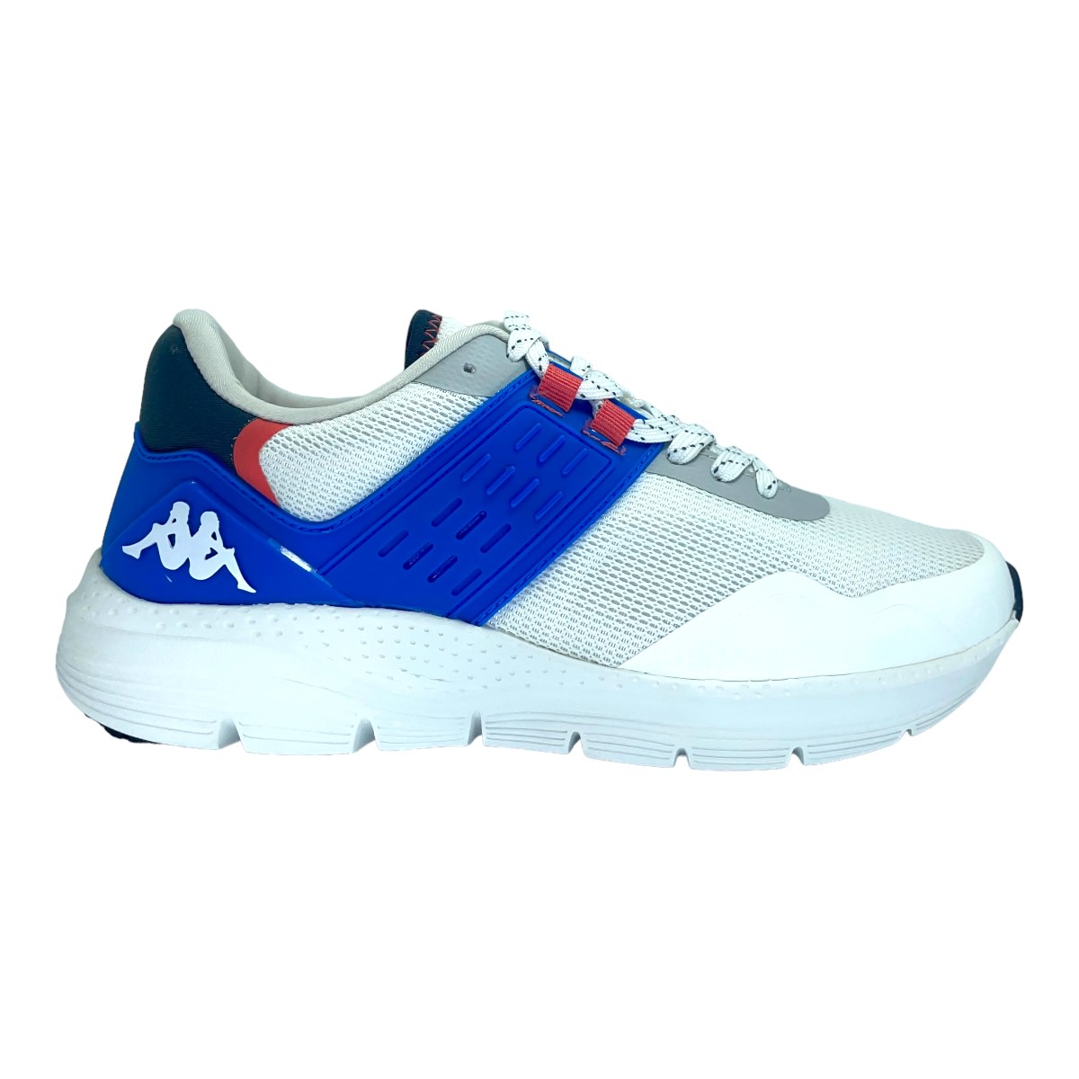 KOMBAT CLEAN 2 WHITE-BLUE -RED