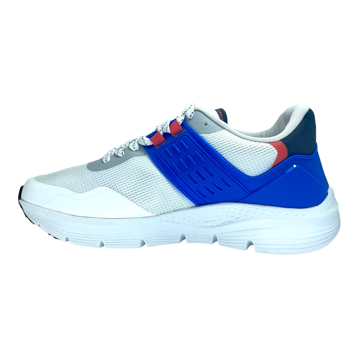 KOMBAT CLEAN 2 WHITE-BLUE -RED