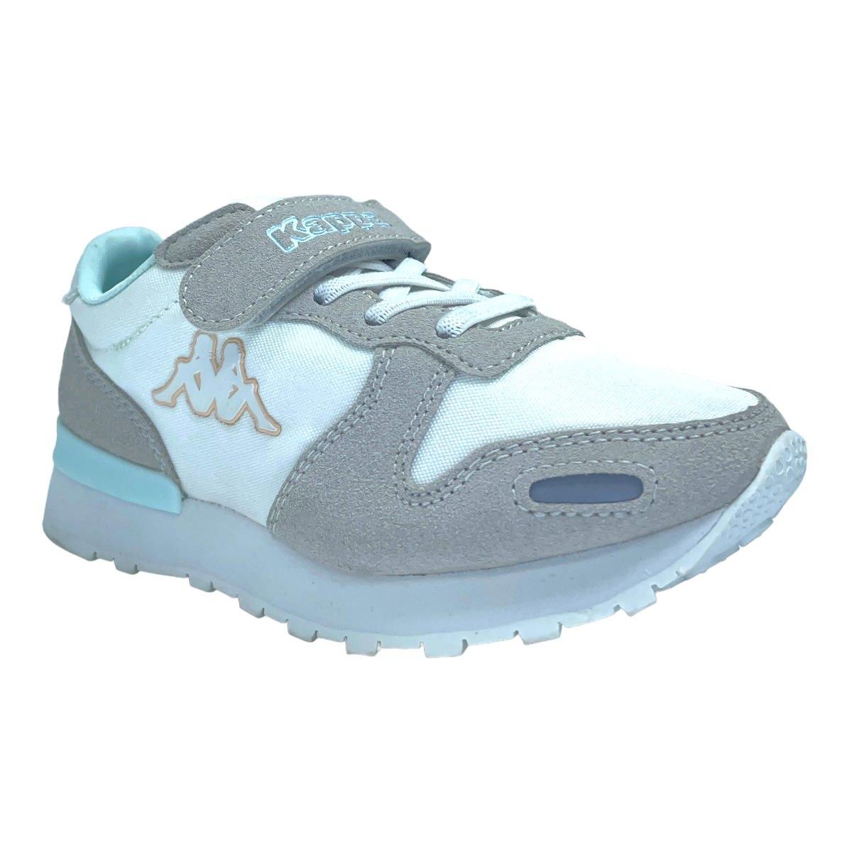 LOGO BERLIN 2 KID WHITE PINK BLUE