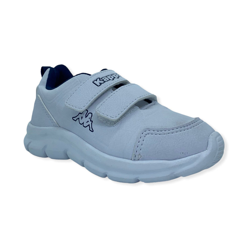 COLEGIAL I VELCRO WHITE-BLUE