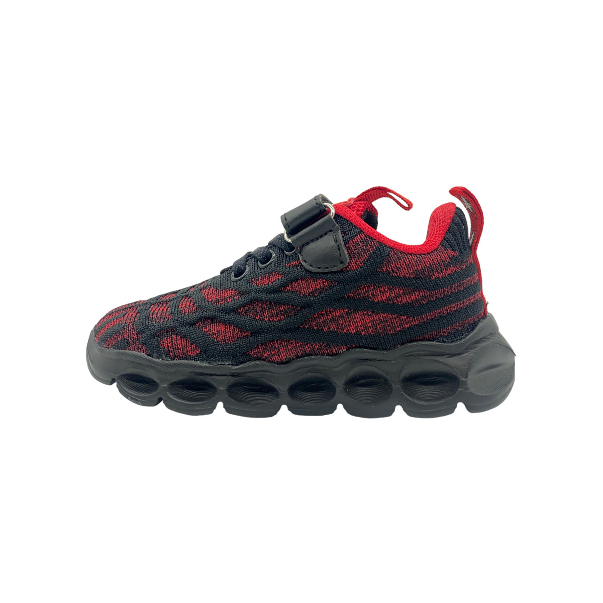 SPIDERMAN FLYKNIT NEGRO ROJO