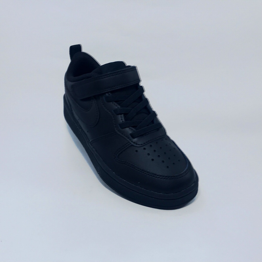 COURT BOROUGH LOW 2 JR BLK/BLK