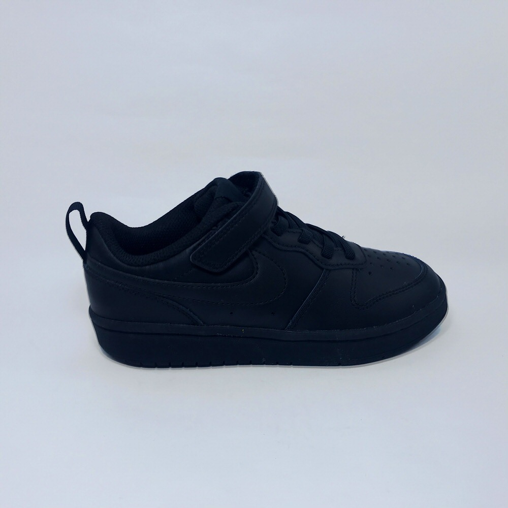 COURT BOROUGH LOW 2 JR BLK/BLK