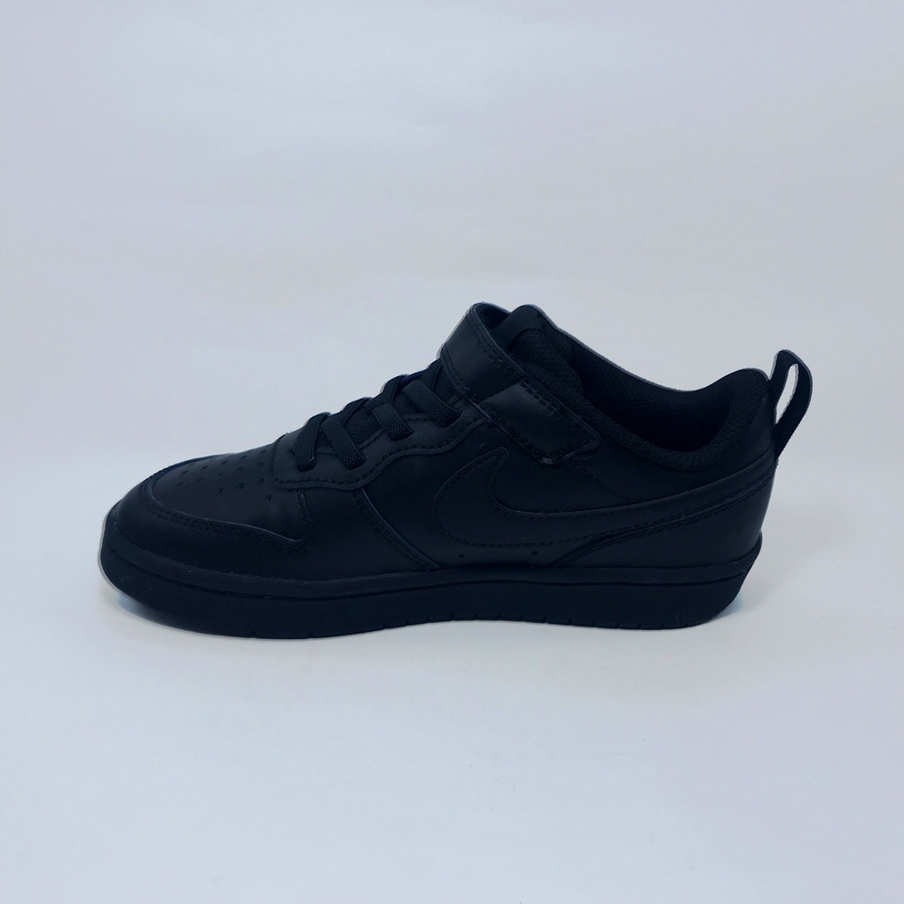 COURT BOROUGH LOW 2 JR BLK/BLK