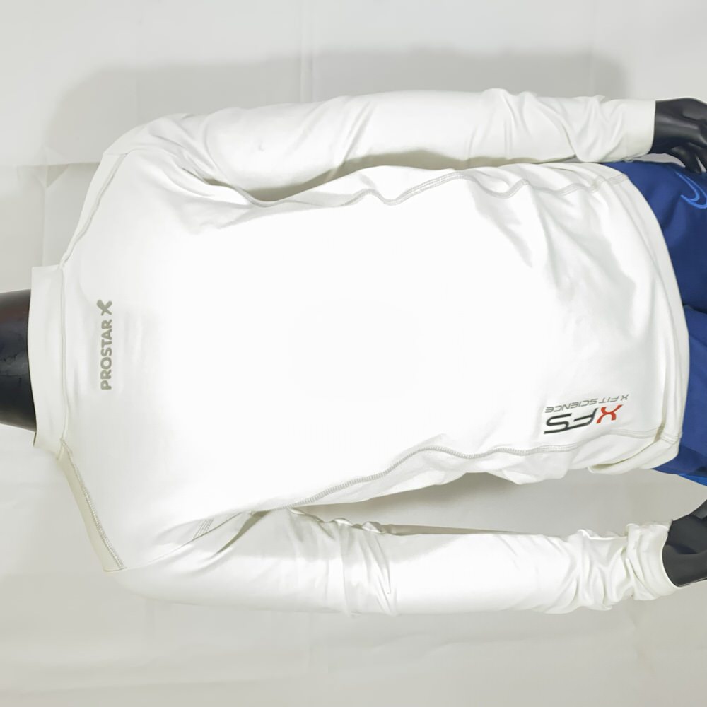 REMERA BASIC TECH M/L JR BL/14