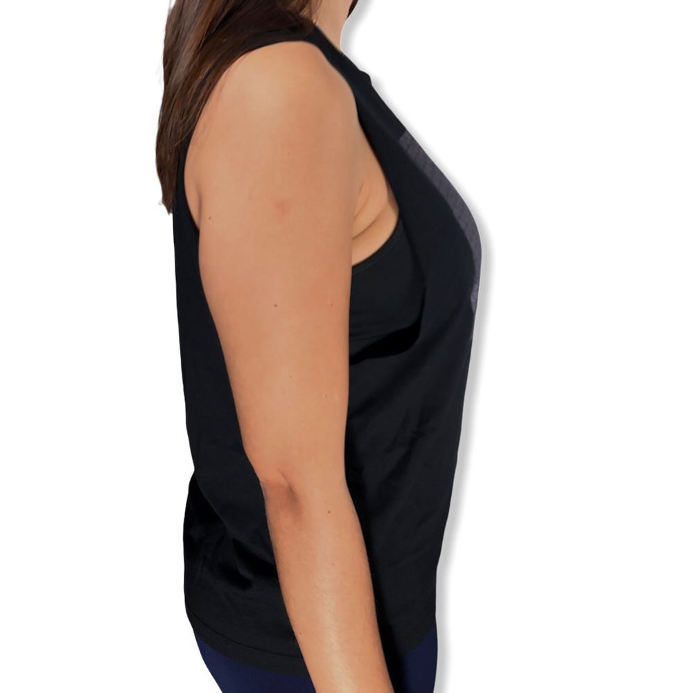 MUSCULOSA WMNS ALG C/B RBK NEGRO/18