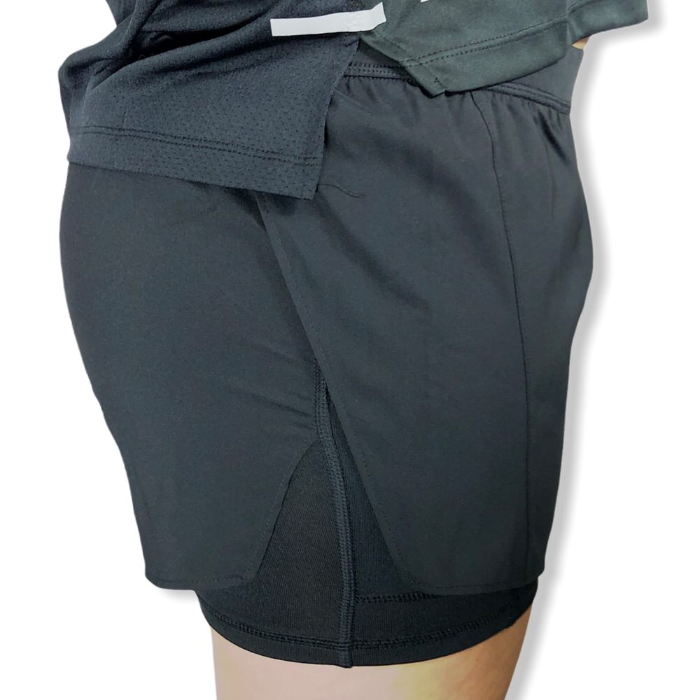 SHORT RBK RE 2EN 1 NEGRO