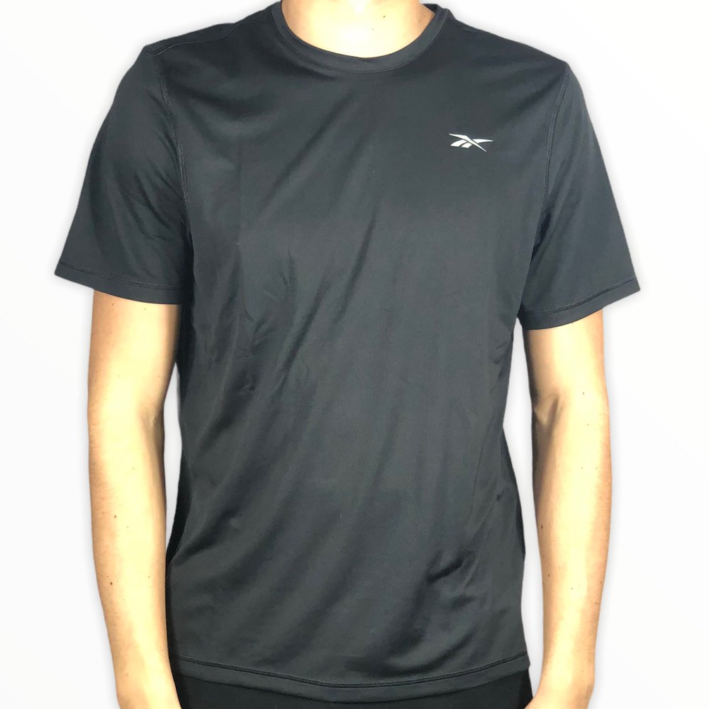 REMERA RBK RUNNING NEGRO