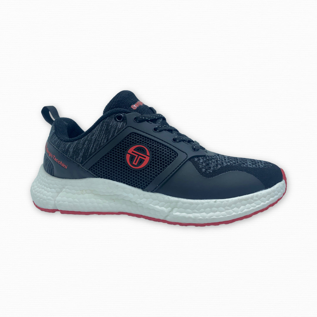 FLYKNIT NEGRO-ROJO