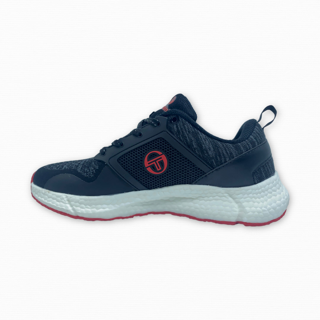 FLYKNIT NEGRO-ROJO