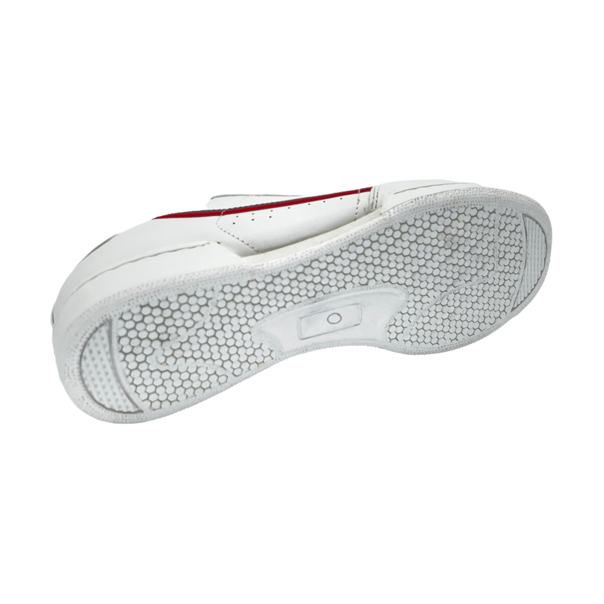 CALZADO PU  BLANCO ROJO NEGRO