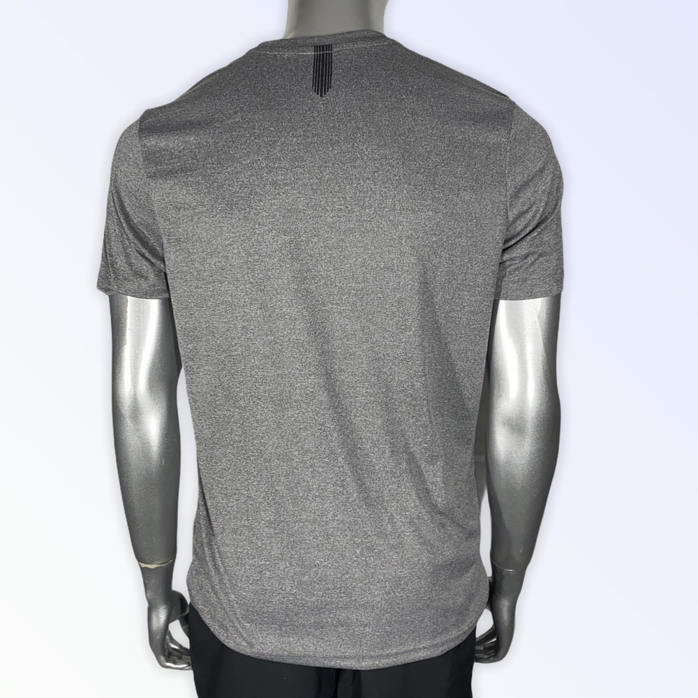 REMERA BASIC MELANGE GRIS/18