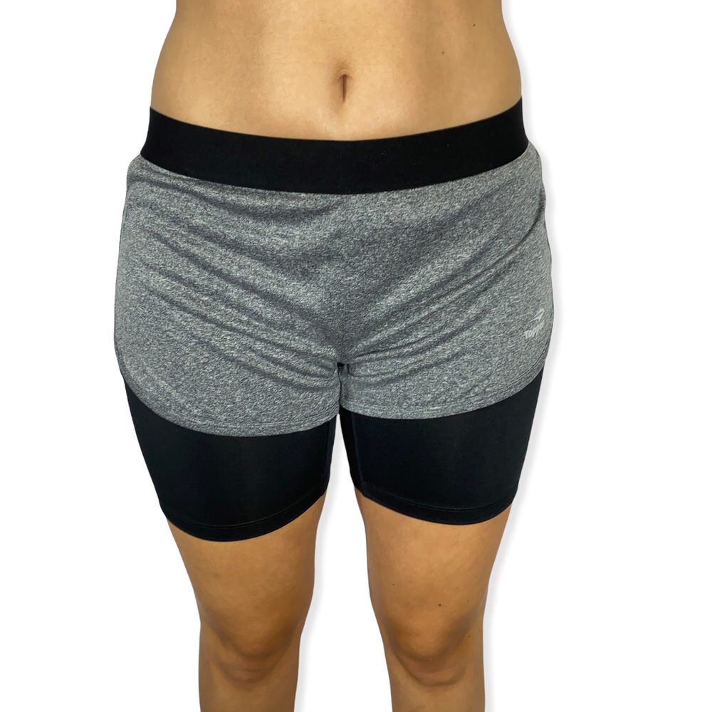 SHORT WMNS TRAINING 2 NEGRO/MEL